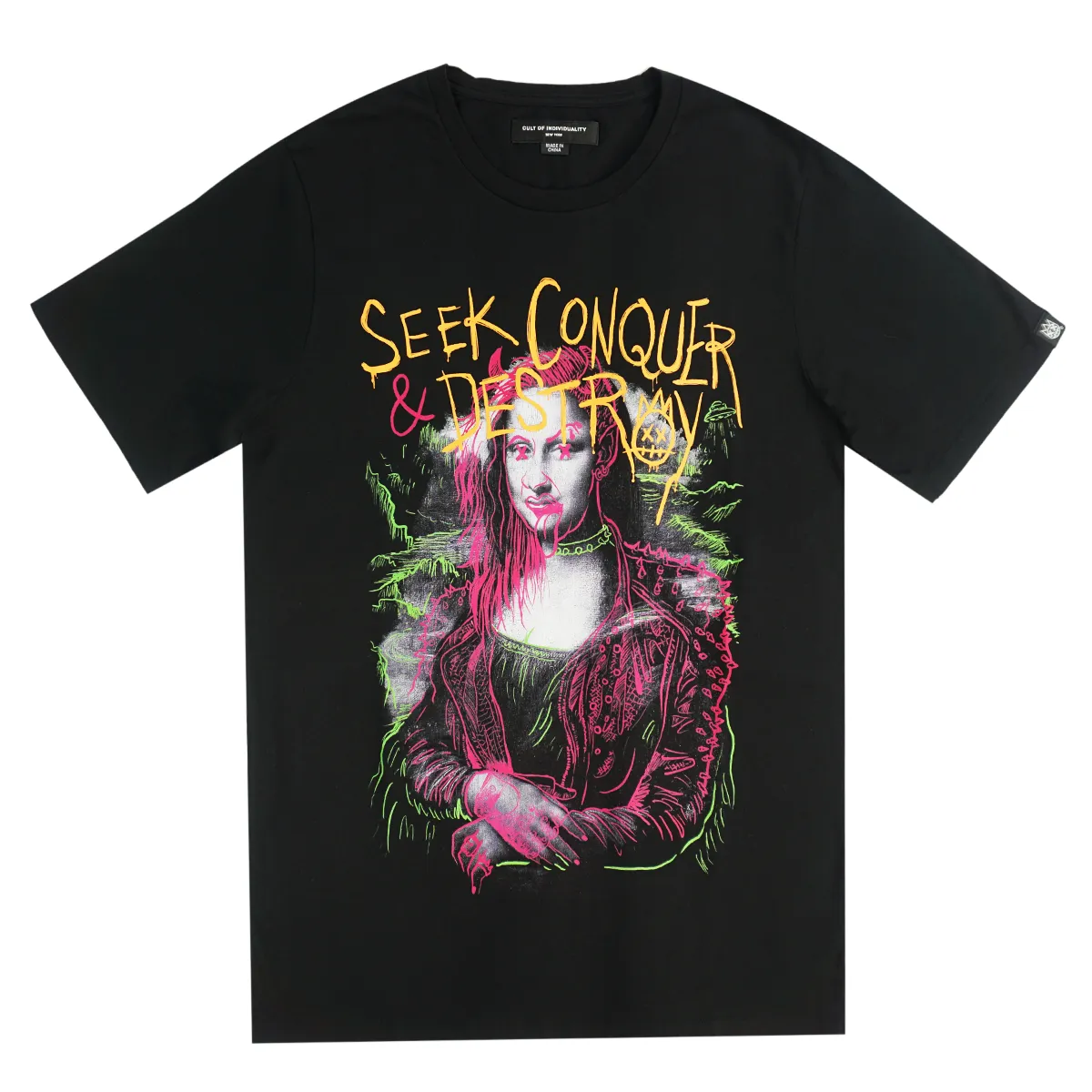 Black Seek Conquer Destroy T-Shirt D9