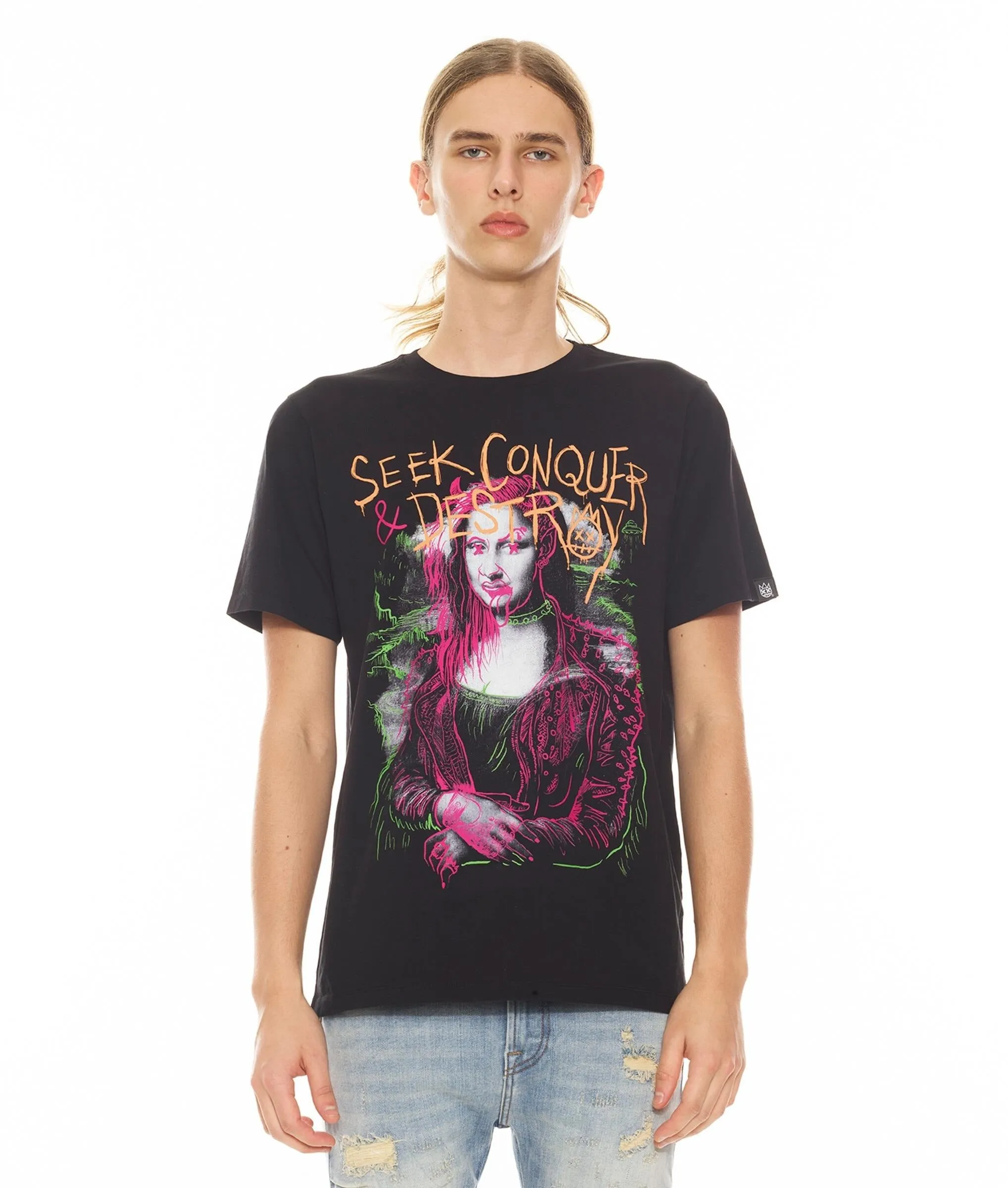 Black Seek Conquer Destroy T-Shirt D9