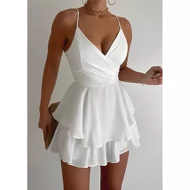 Sleeveless Ruffle Mini Dress - Result: Flirty Sleeveless Ruffle Mini Dress