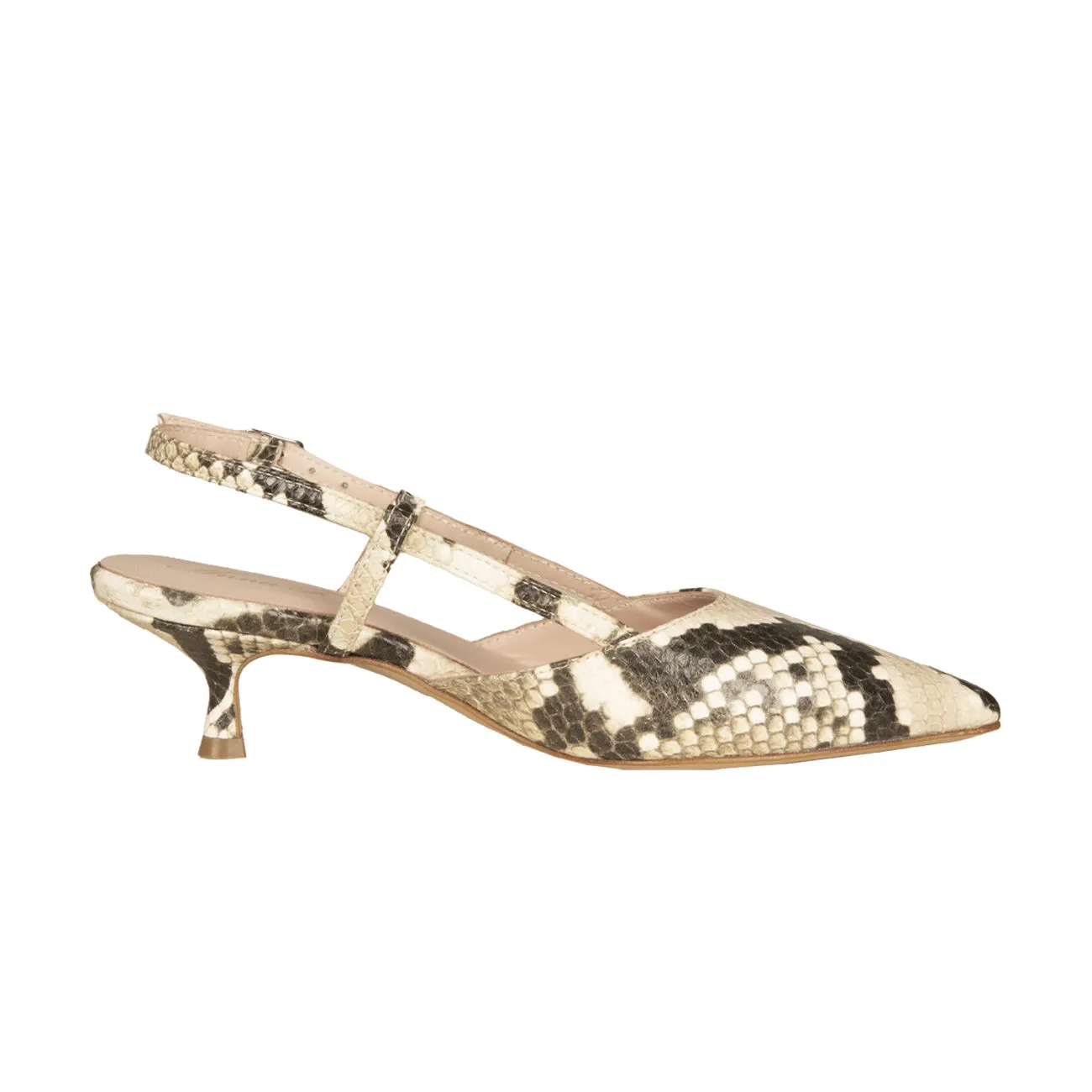 Donna Roccia Pitone Slingback