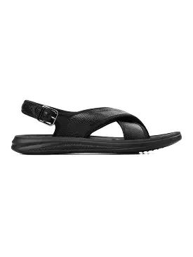 Slingback Sandal - Black Python