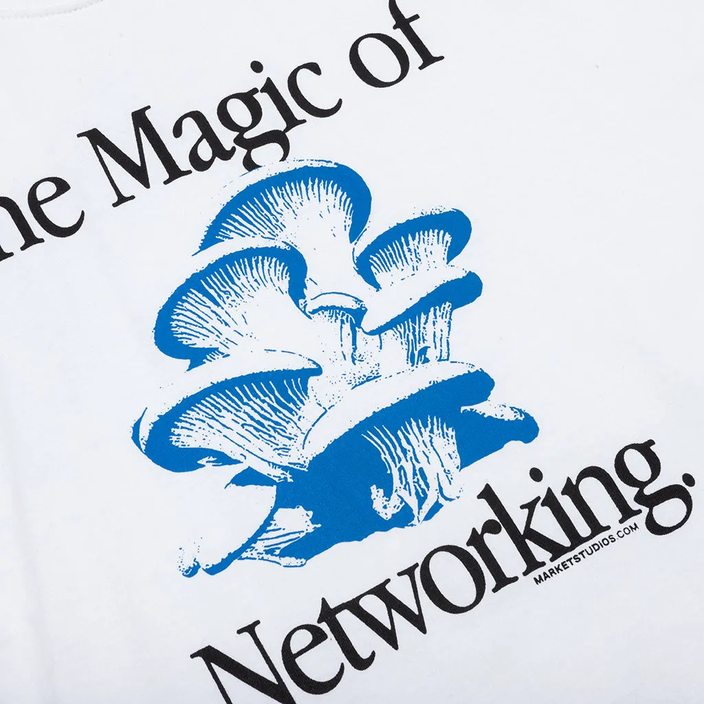 White Social Network Tee