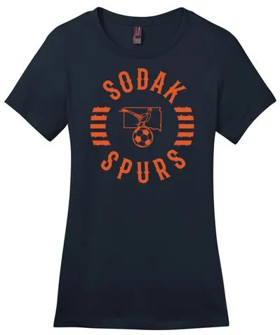 Core Cotton Tee for Women of SoDak Spurs Soccer Club