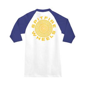 Spitfire '87 Raglan T-Shirt - White/Royal/Yellow