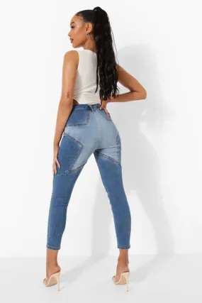 Star Seam Skinny Jeans for Women