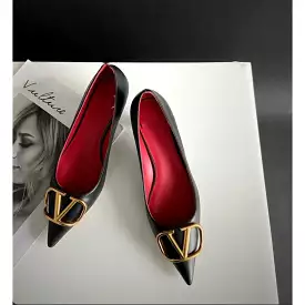 Stiletto high heel shoes