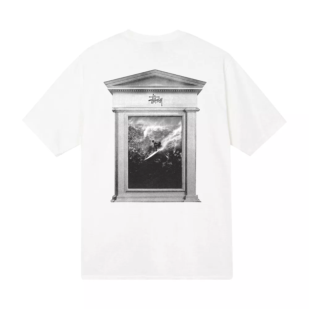 Stussy Surf Tomb Pigment Dyed Tee 'Natural' - Buy Online Now