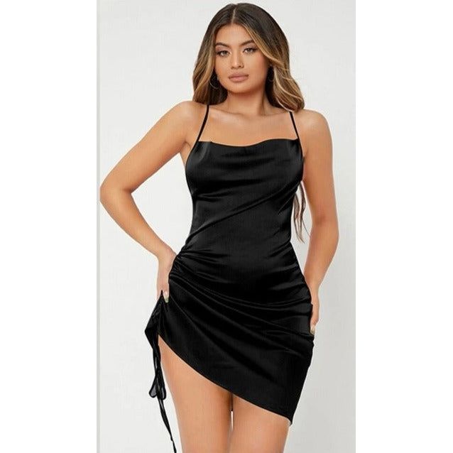 Sultry Sleeveless Mini Dress