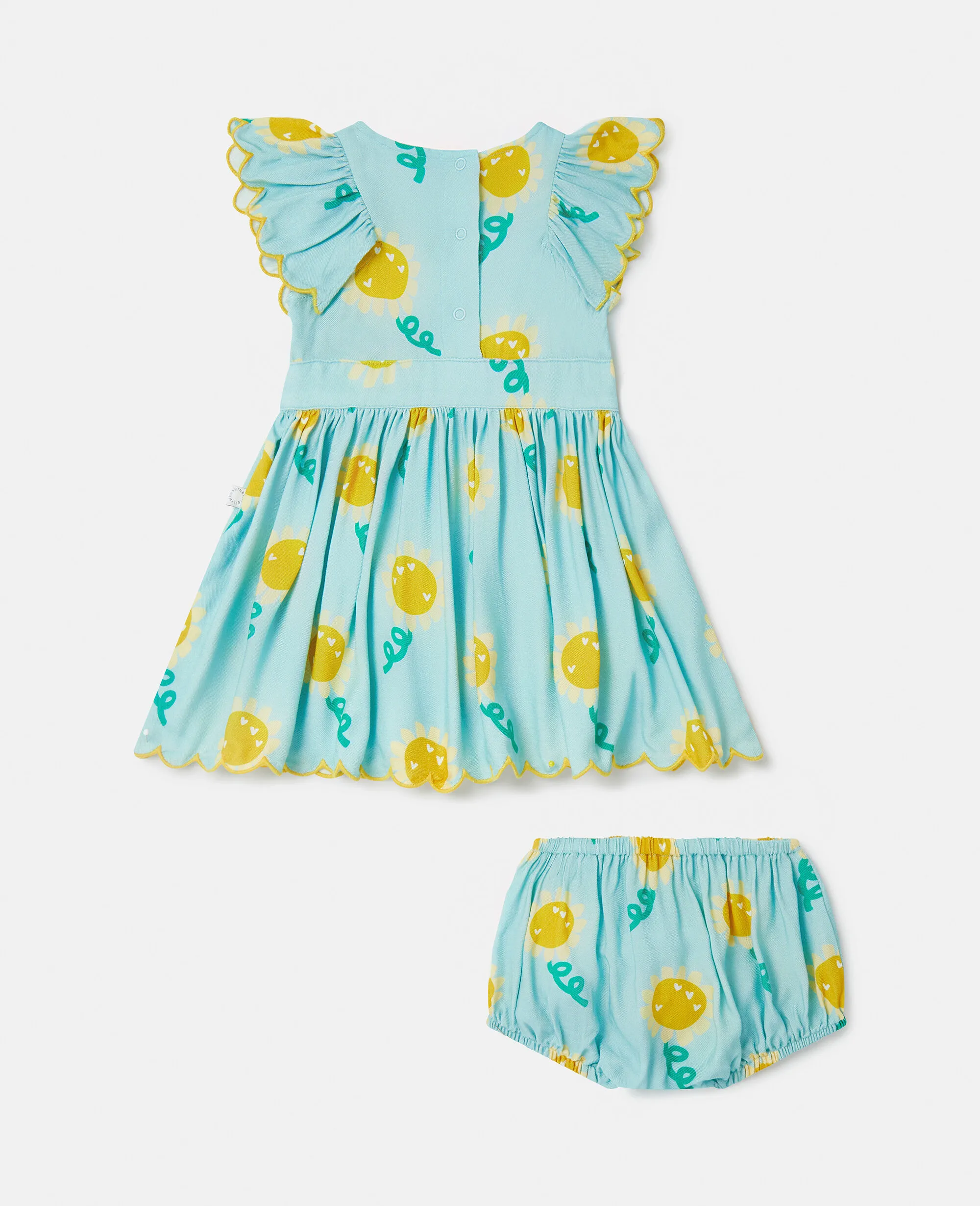 Sunflower Print Dress Set