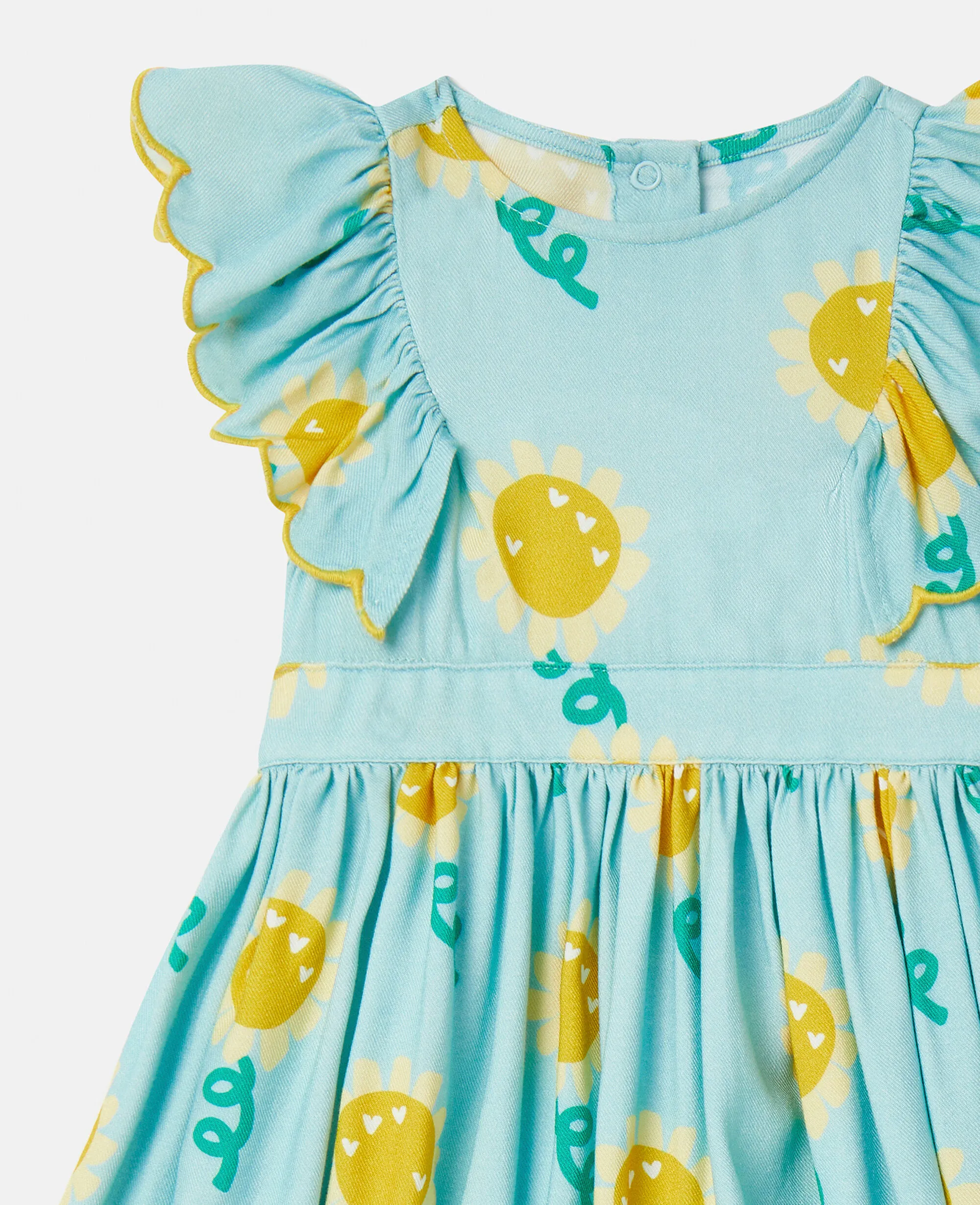 Sunflower Print Dress Set