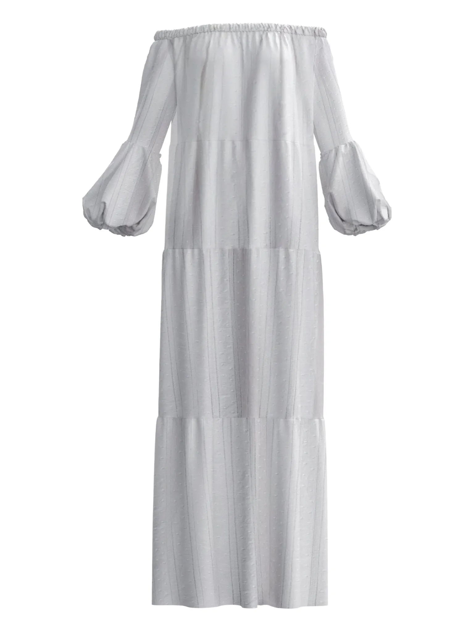 Eco-Friendly White Kudi Dress