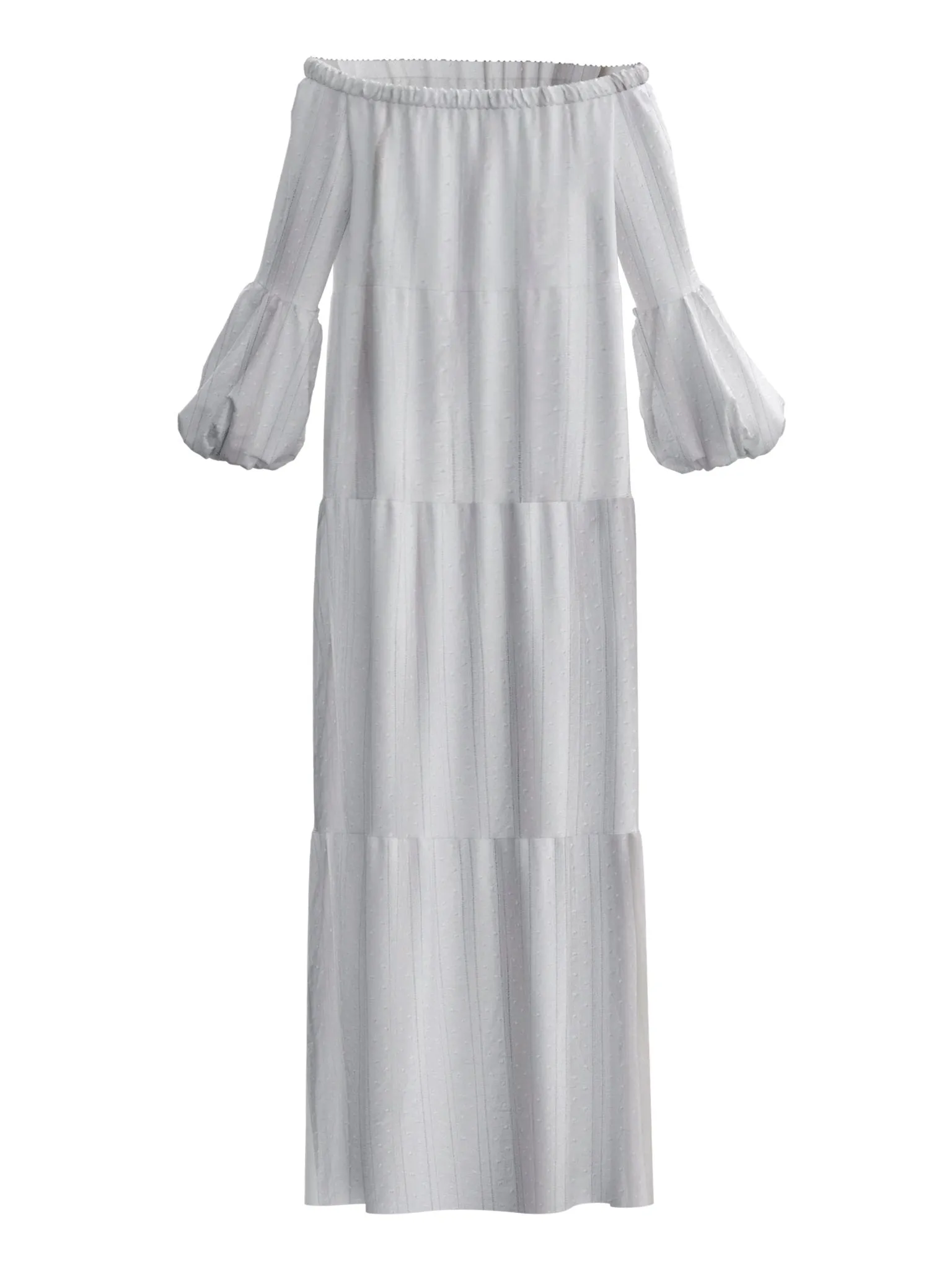 Eco-Friendly White Kudi Dress