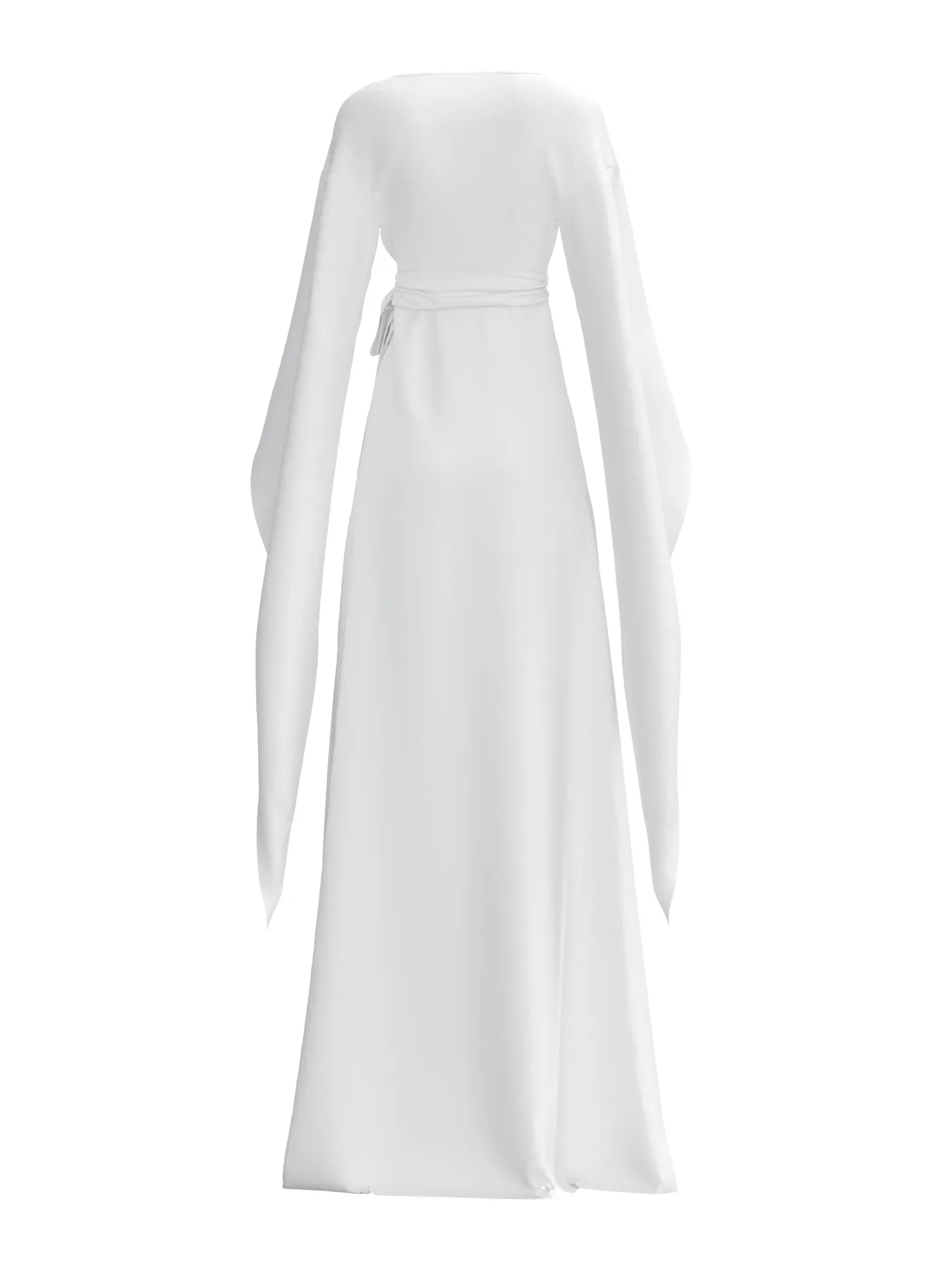 Maya Dress in Sustainable Solid Blanc