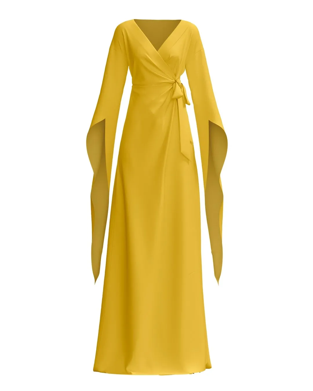 Maya Dress Mustard - Eco-Friendly Sustainable Fashion