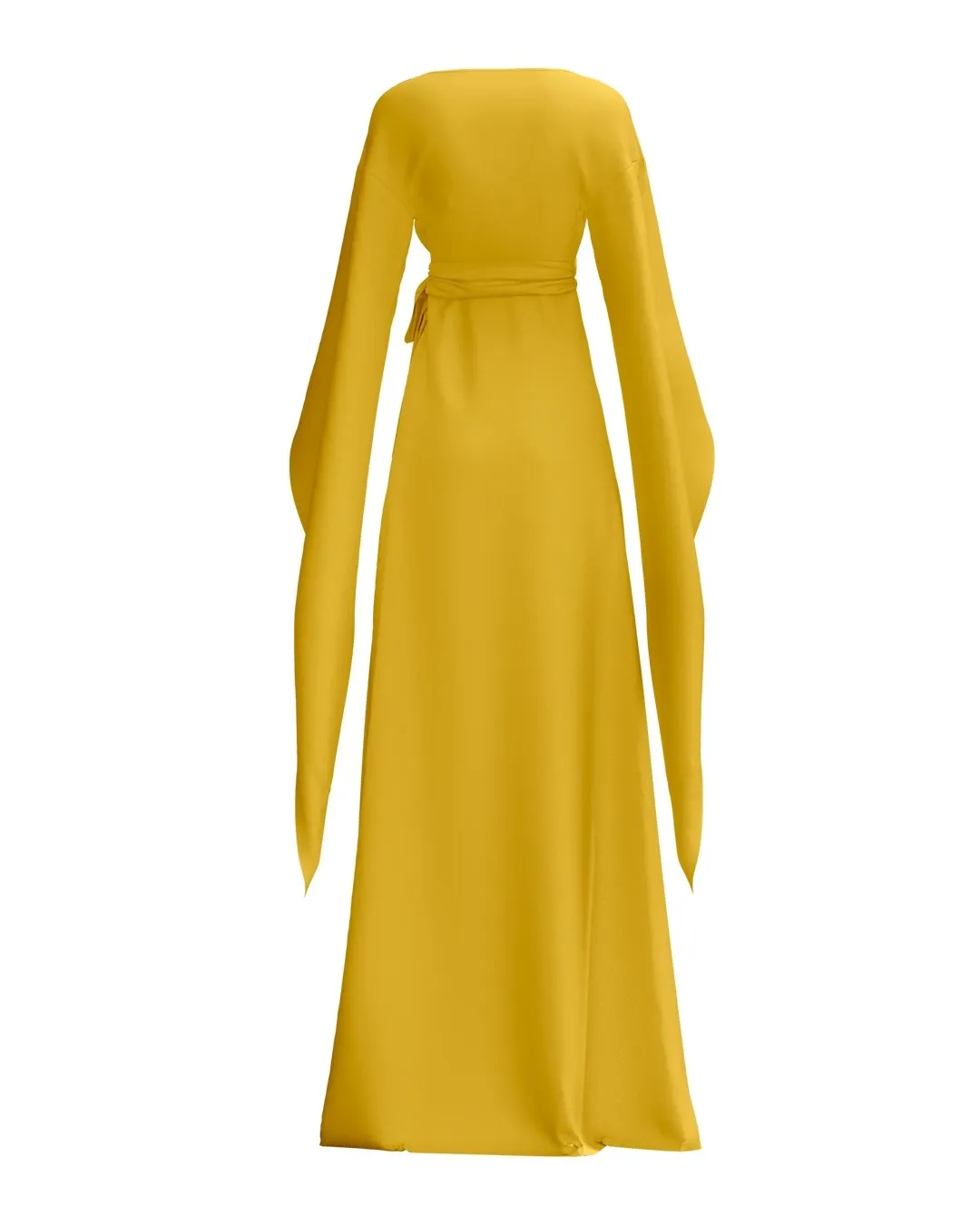 Maya Dress Mustard - Eco-Friendly Sustainable Fashion