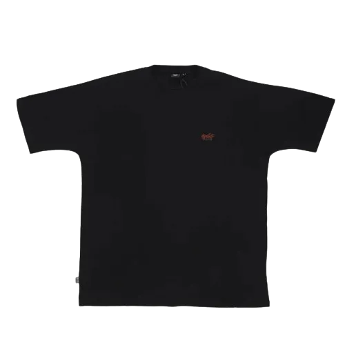 Black T-Shirt Dolly Noire Charizard Over Kimono Tee