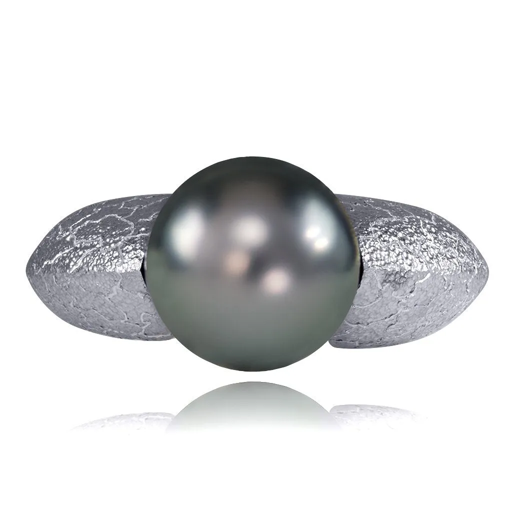 Tahitian Grey Pearl Gold Ring