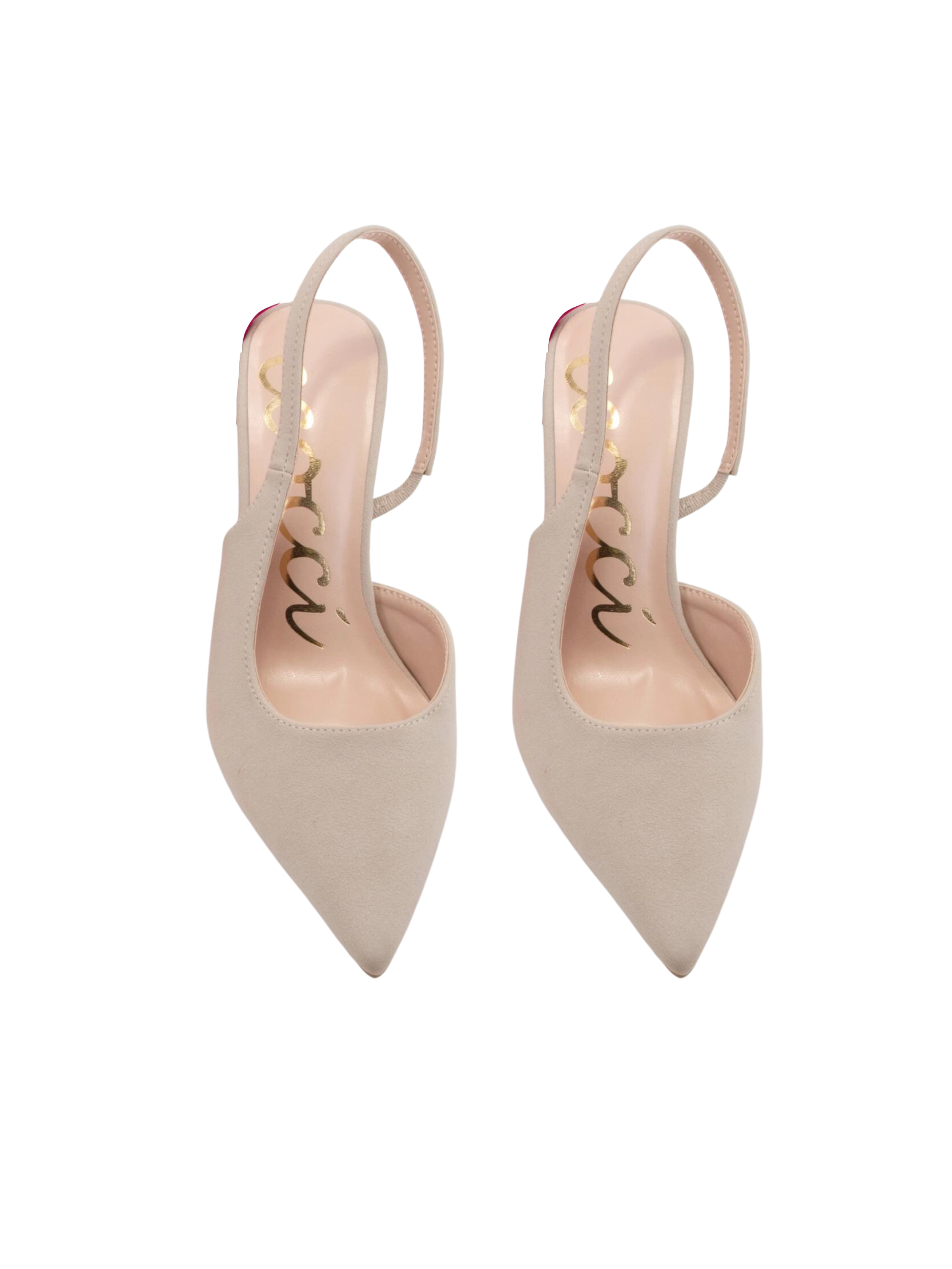 Taupe Slingback Heel - Taupe Slingback Heel Shoes - Buy Taupe Slingback Heel Online