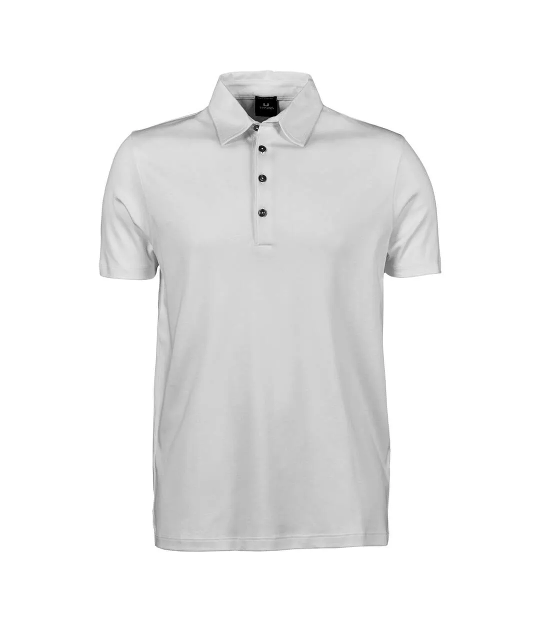 Tee Jays White Men's Pima Cotton Polo Shirt