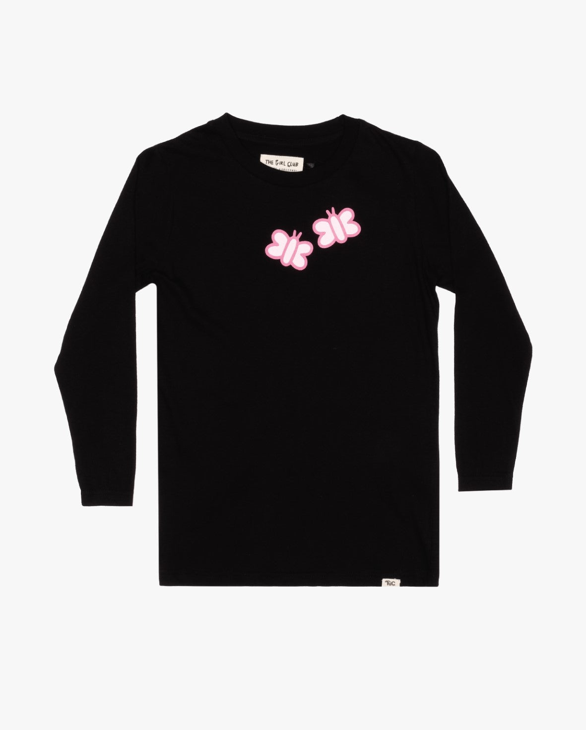 TGC Black Happy Long Sleeve Tee