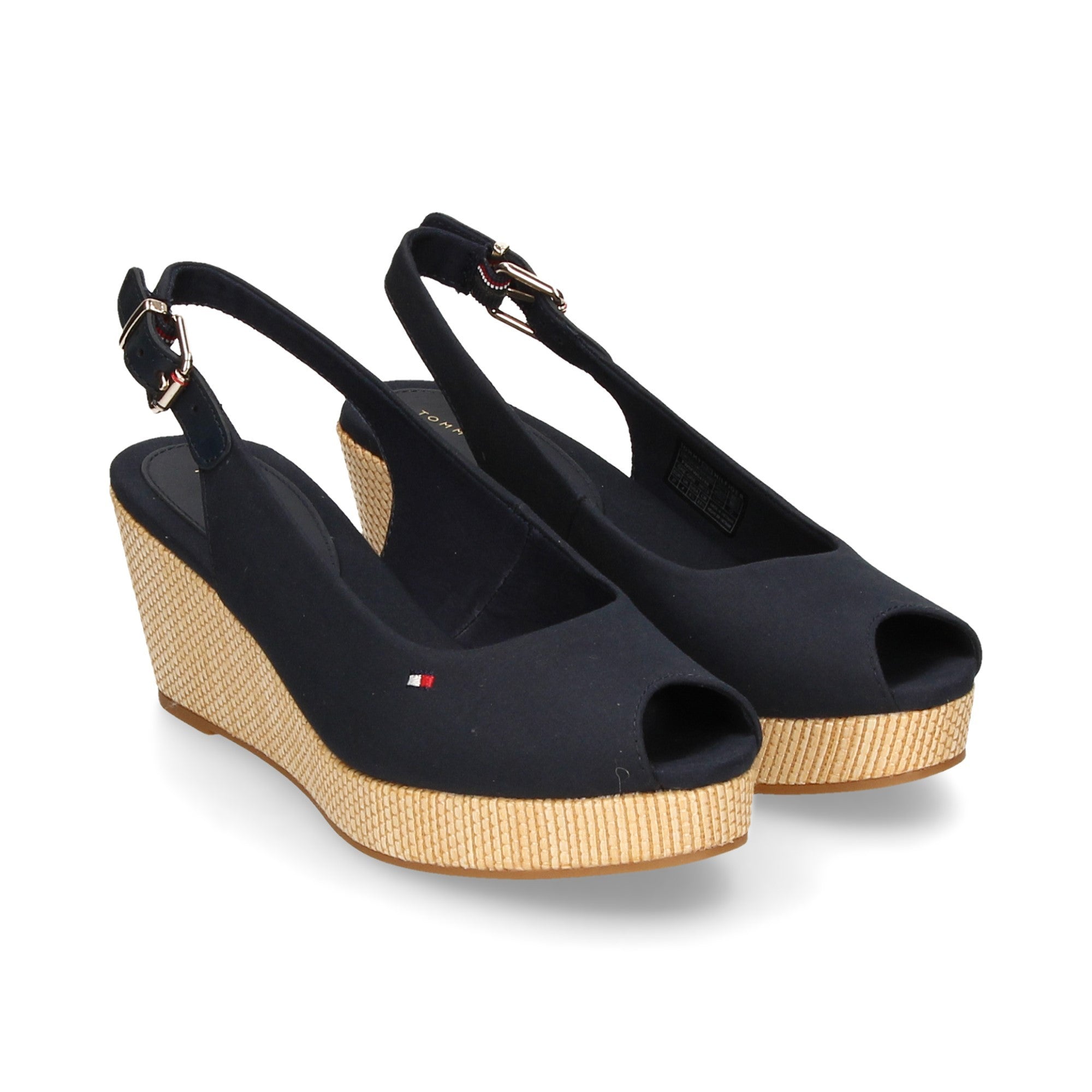 Tommy Hilfiger Elba Slingback Wedge Navy: Product details, price, and purchasing options.