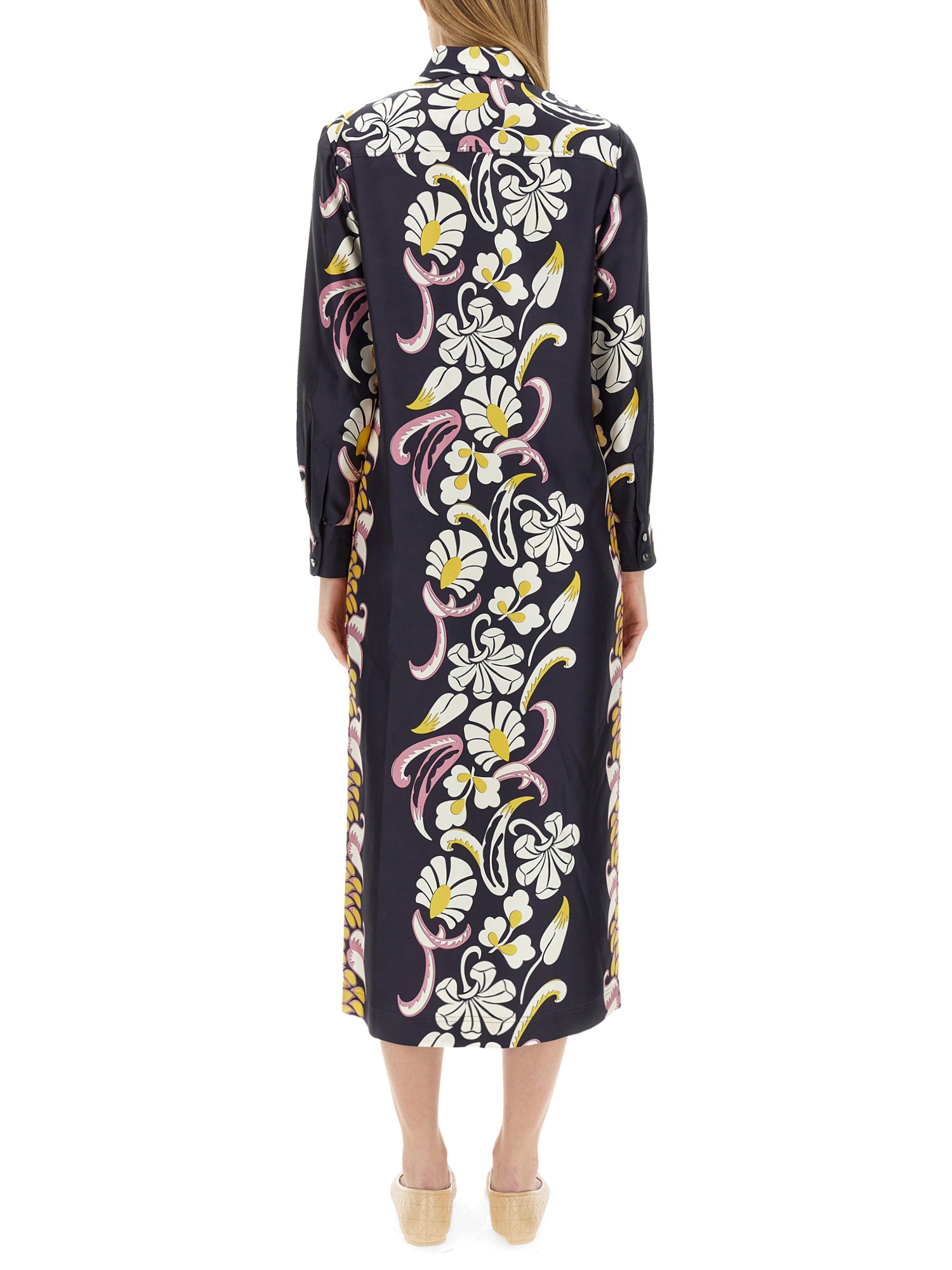 Tory Burch silk dress with print - Shop Now