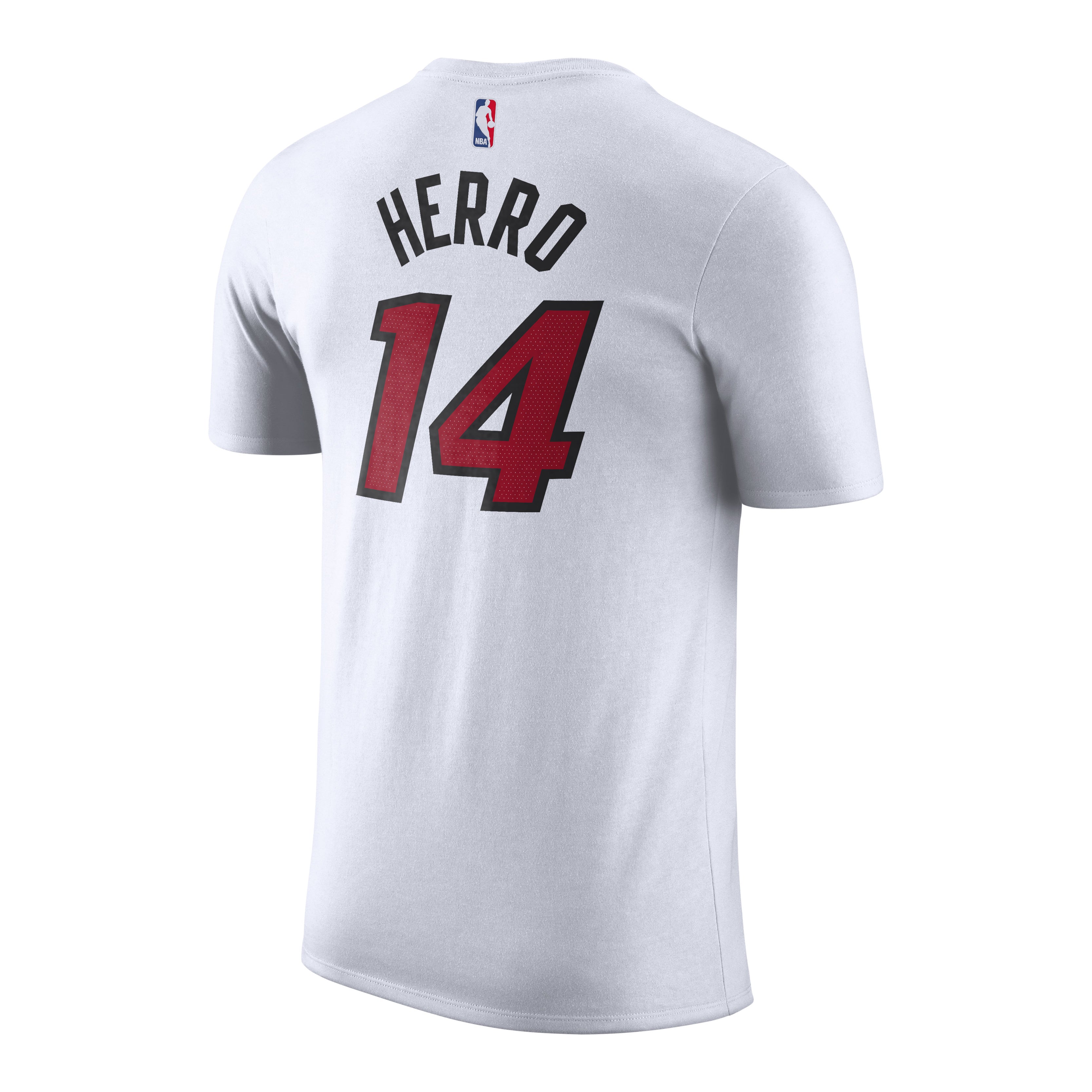 Tyler Herro youth tee Nike Miami HEAT Association white name and number