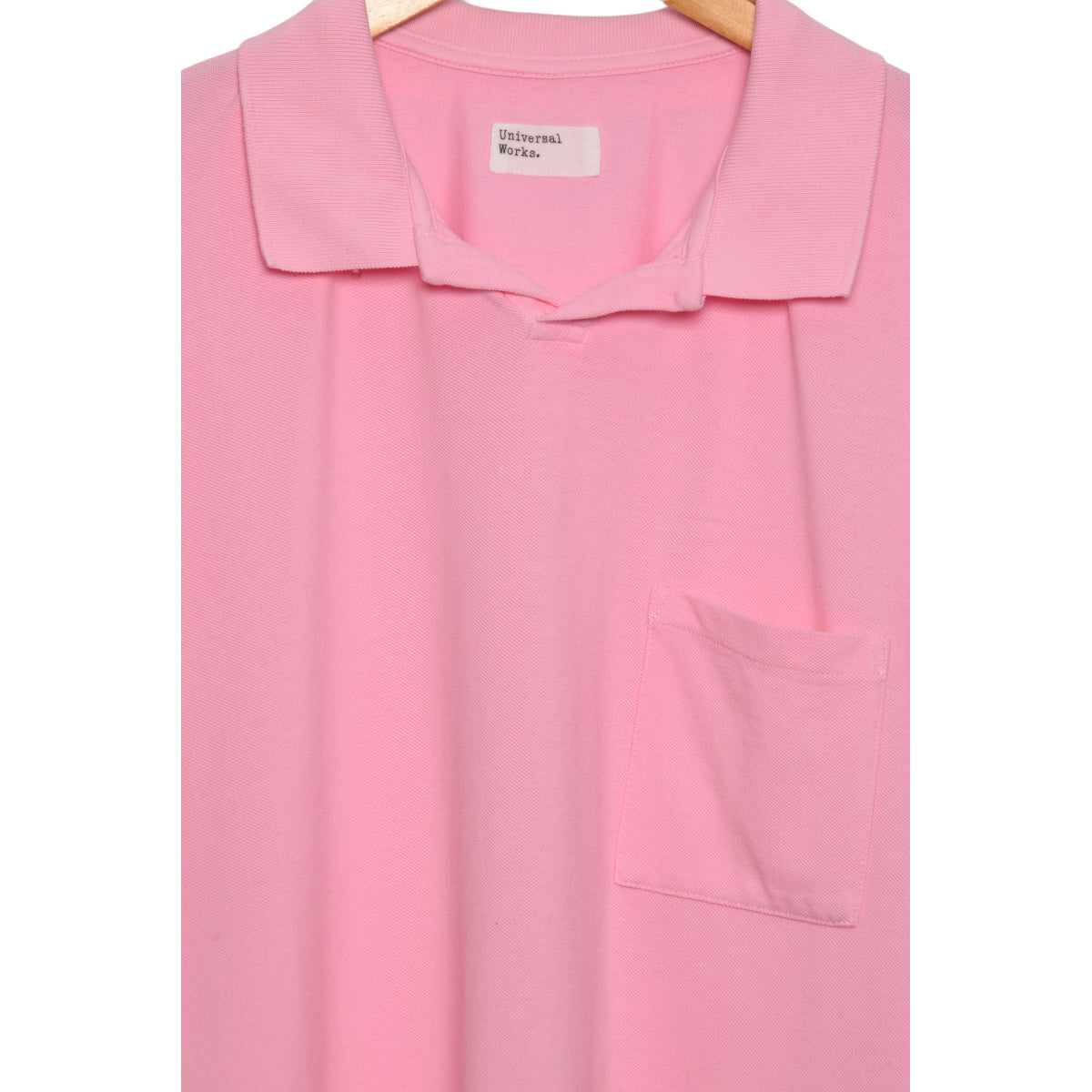 Universal Works Vacation Polo - Piquet Pink 28603