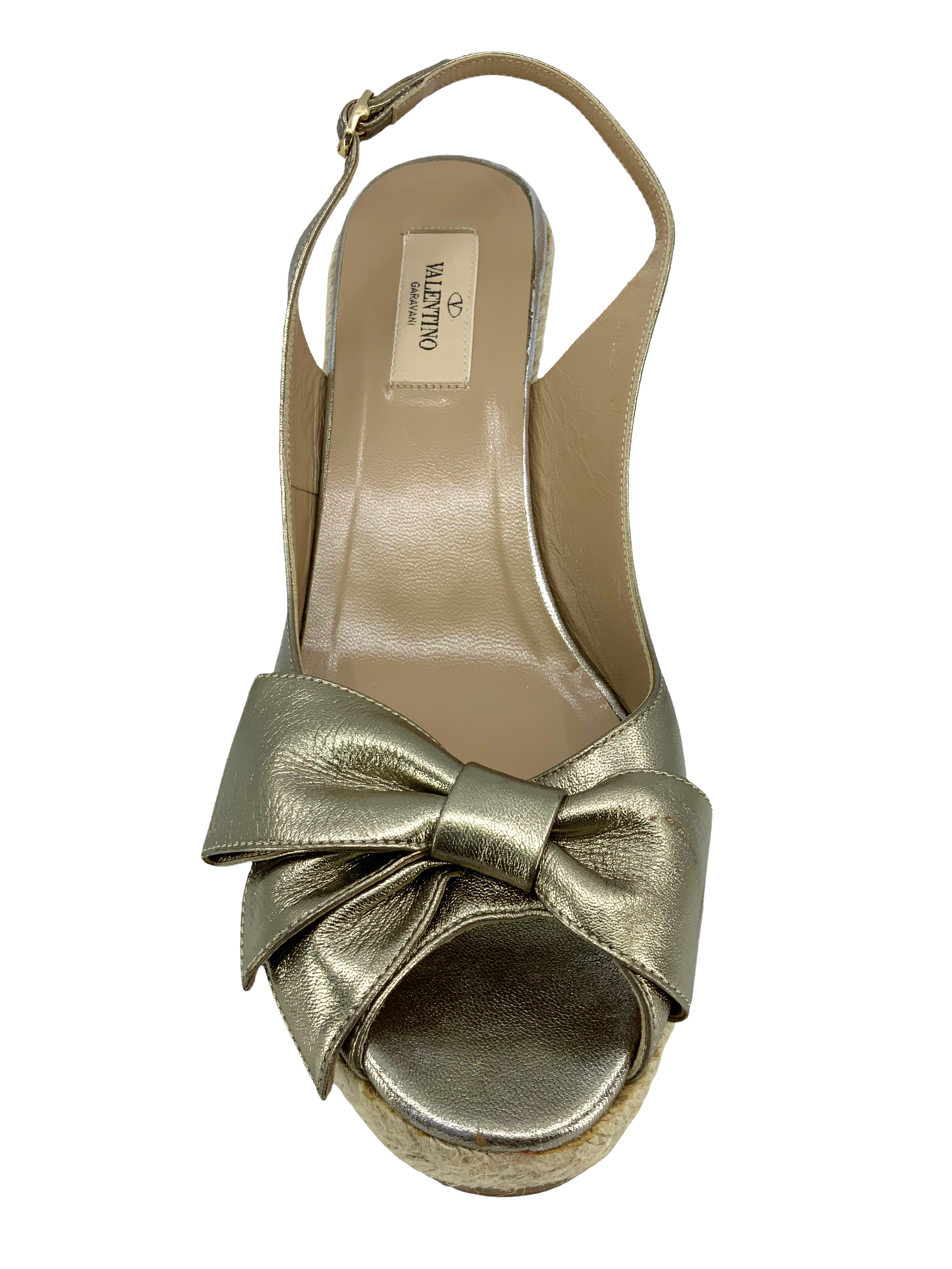 Valentino Mena Bow Wedges - Size 11