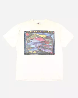 Vintage 90s PowerPro Fishscape T-Shirt - Extra Large