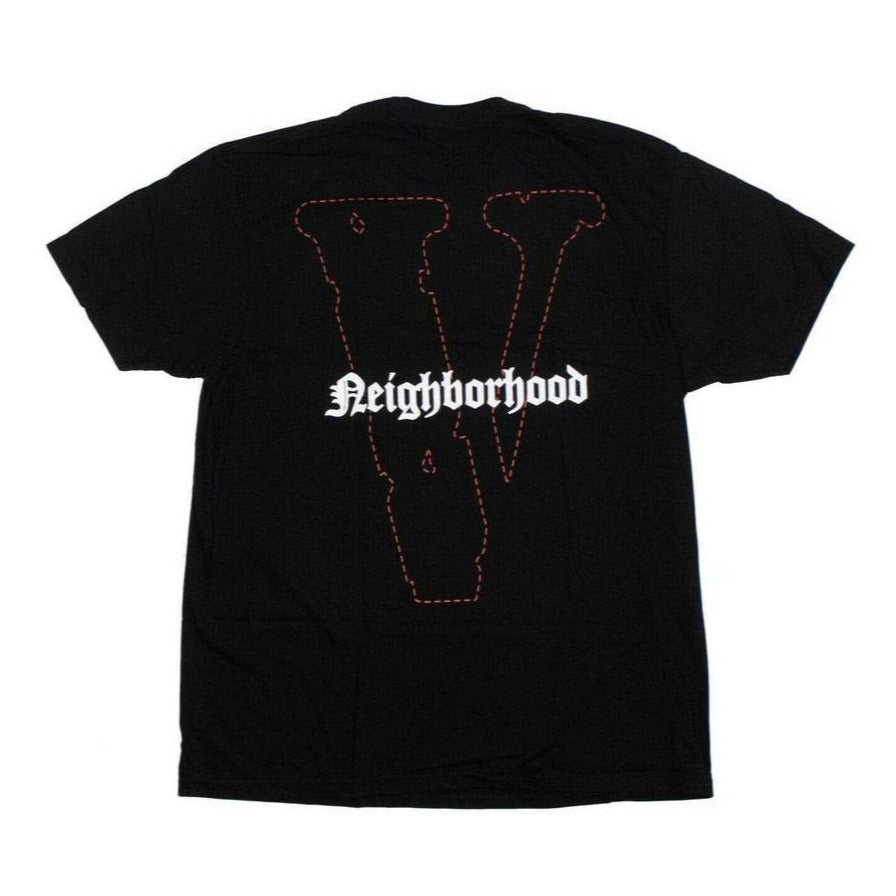 VLONE NEIGHBORHOOD Red Skull Tee Black