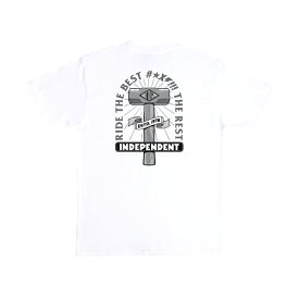 White Independent Sledge T-Shirt - RTB