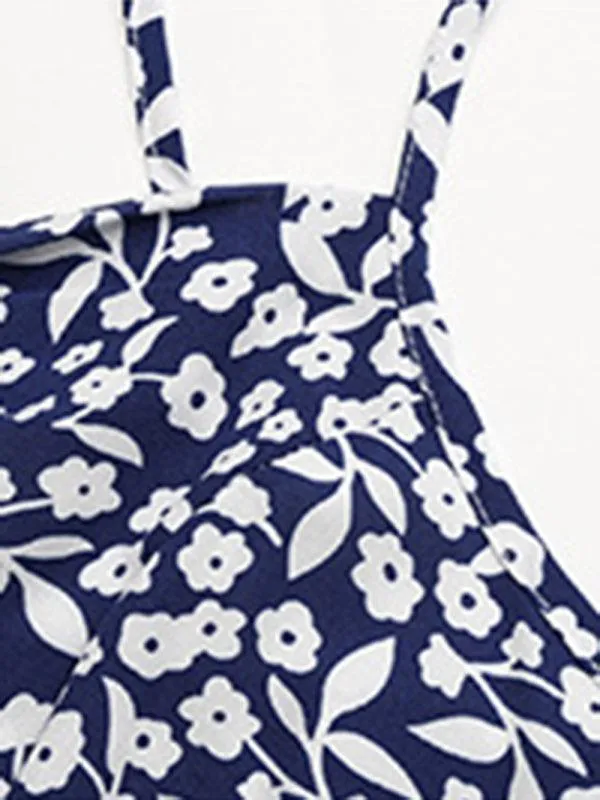 Sunflower print women's dress.