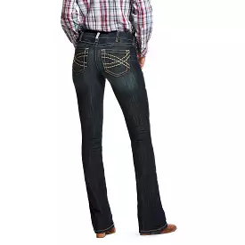 women's boot cut jeans Ariat R.E.A.L.Vine Celestial low rise