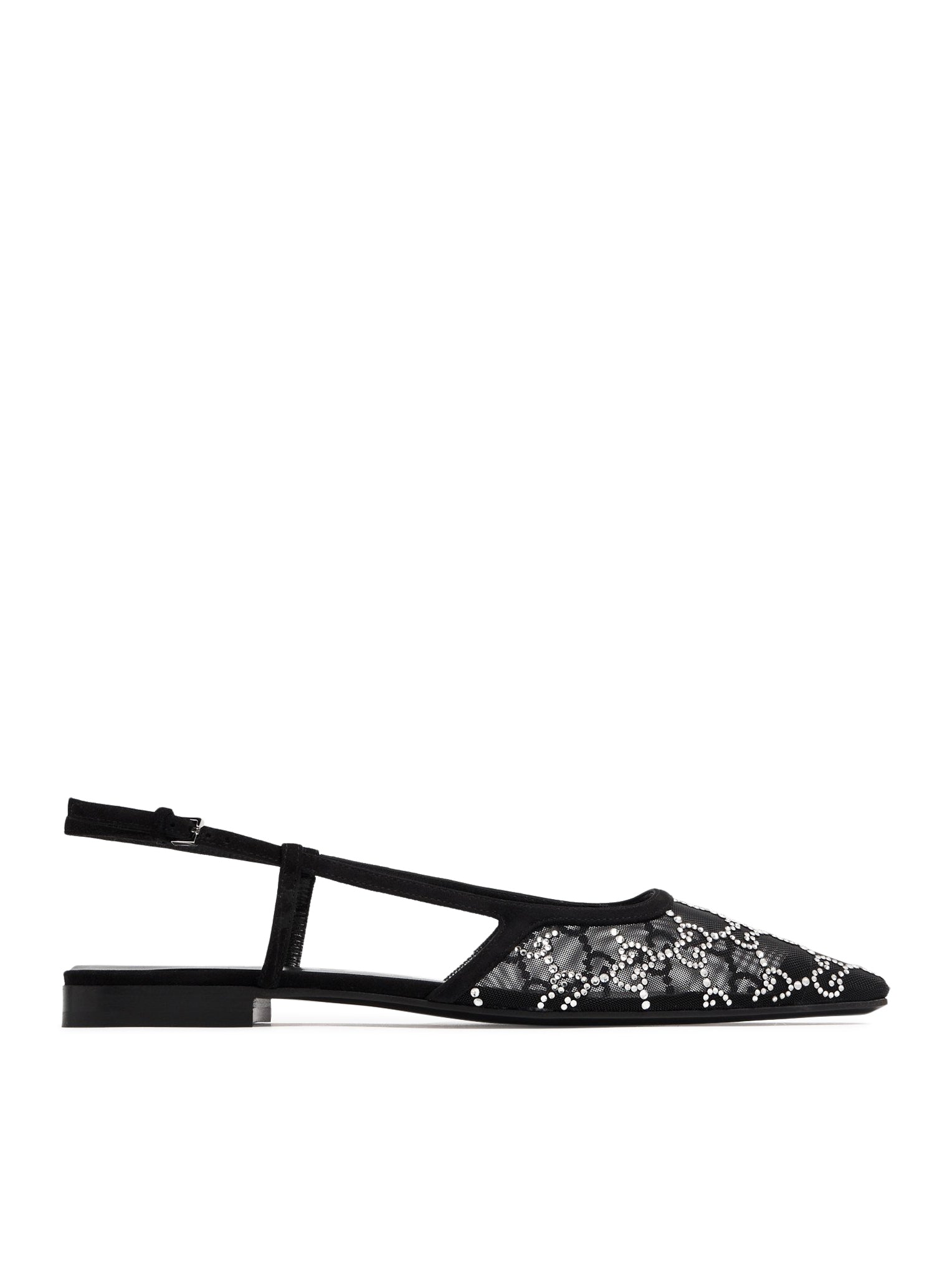 Women's GG motif slingback ballerina