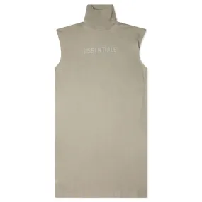 Sleeveless Women's Dress - Seal