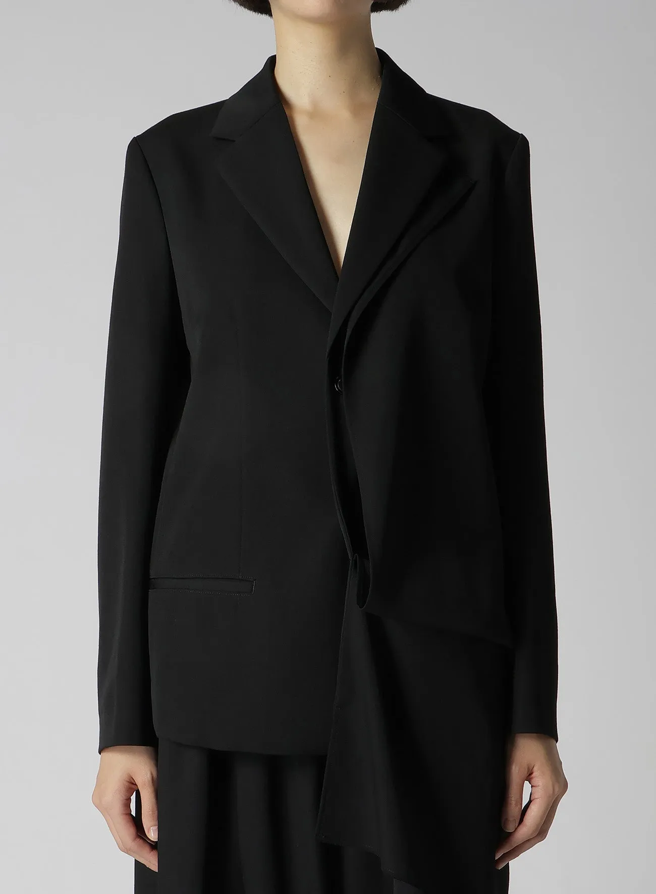 Wool Gabardine Double Jacket