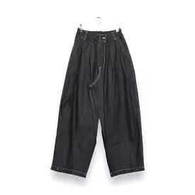 Workware denim balloon pants