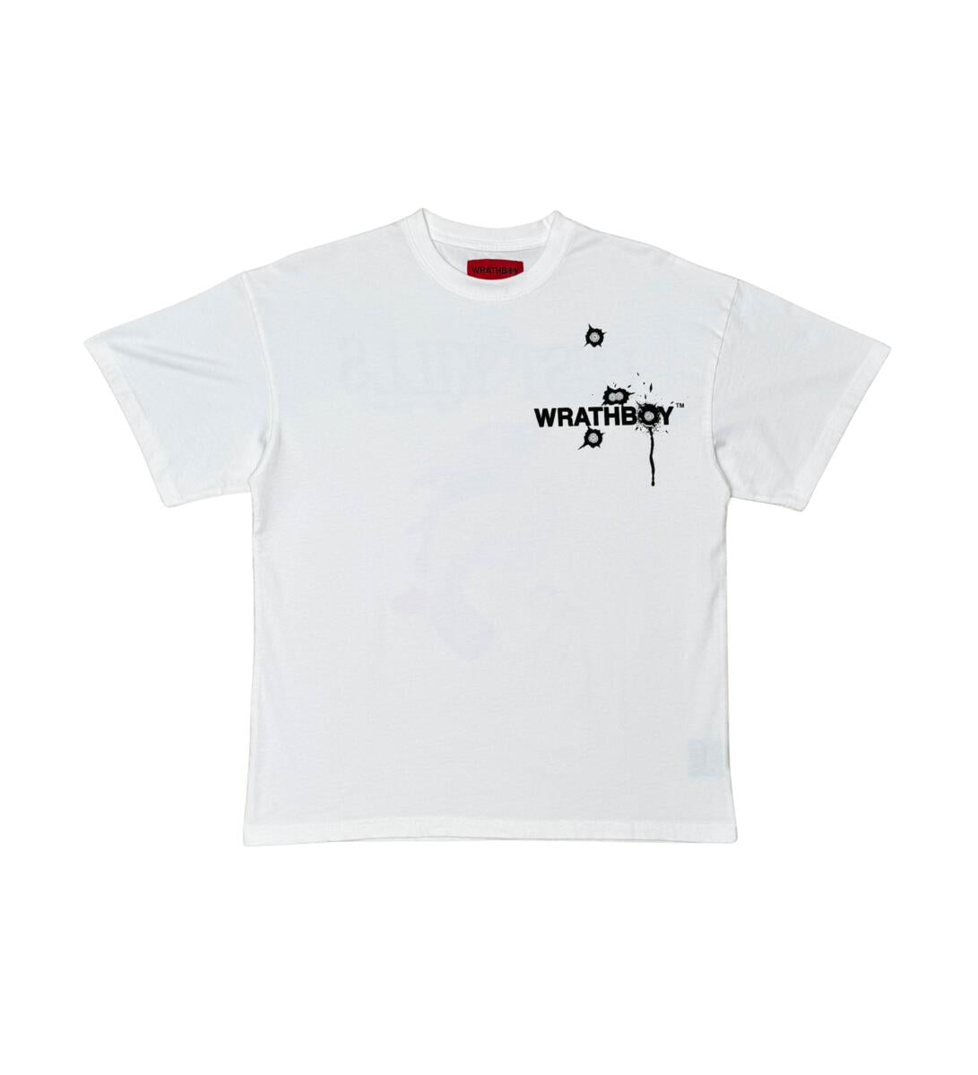 Wrathboy Gun Tee in Off White