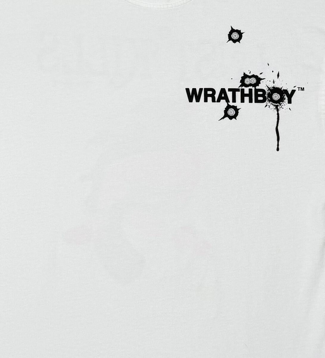 Wrathboy Gun Tee in Off White