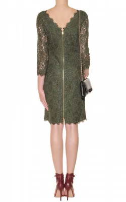 Olive Lace Dress - Zarita