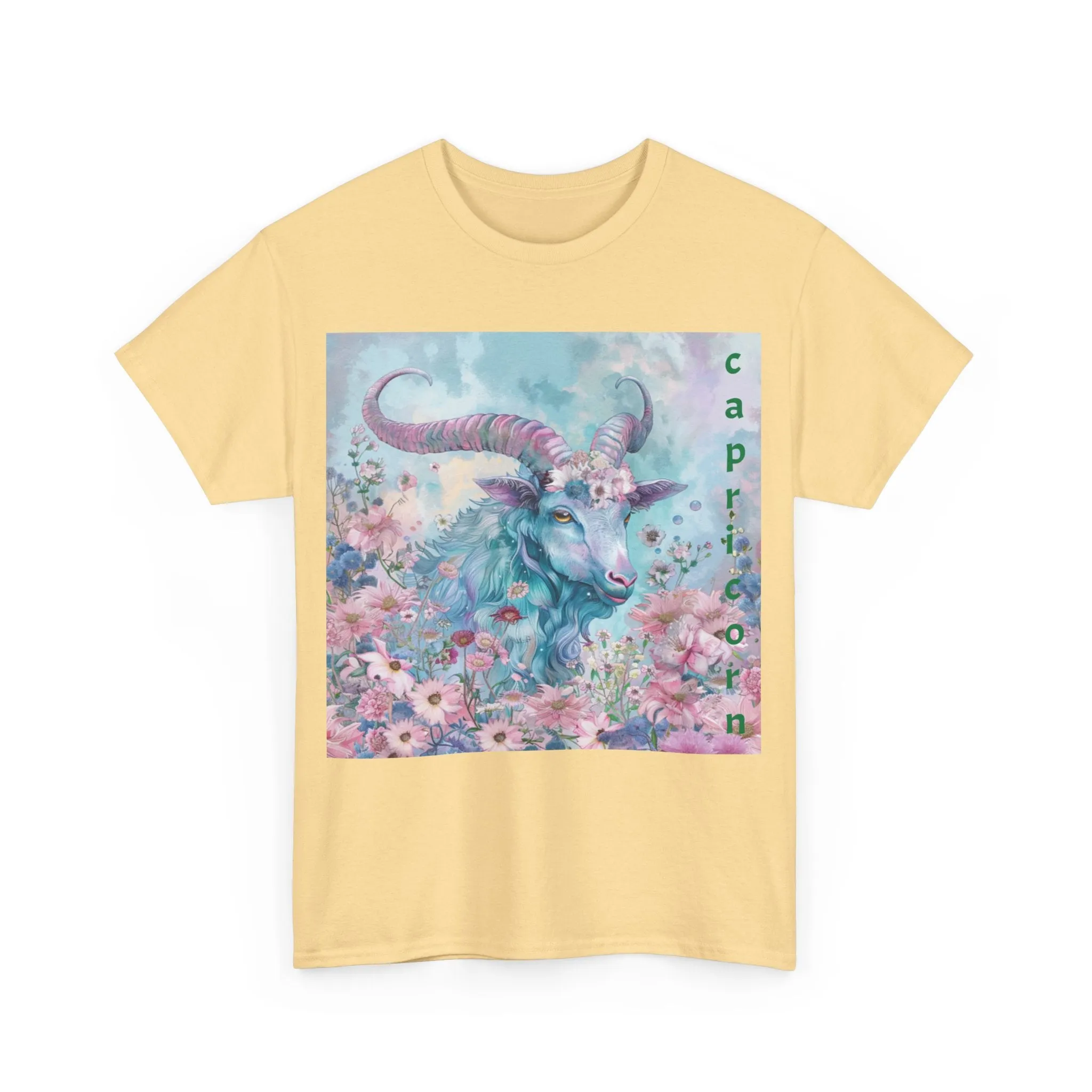 Capricorn Zodiac Unisex Cotton T-Shirt