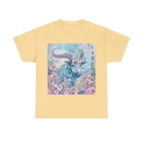 Capricorn Zodiac Unisex Cotton T-Shirt