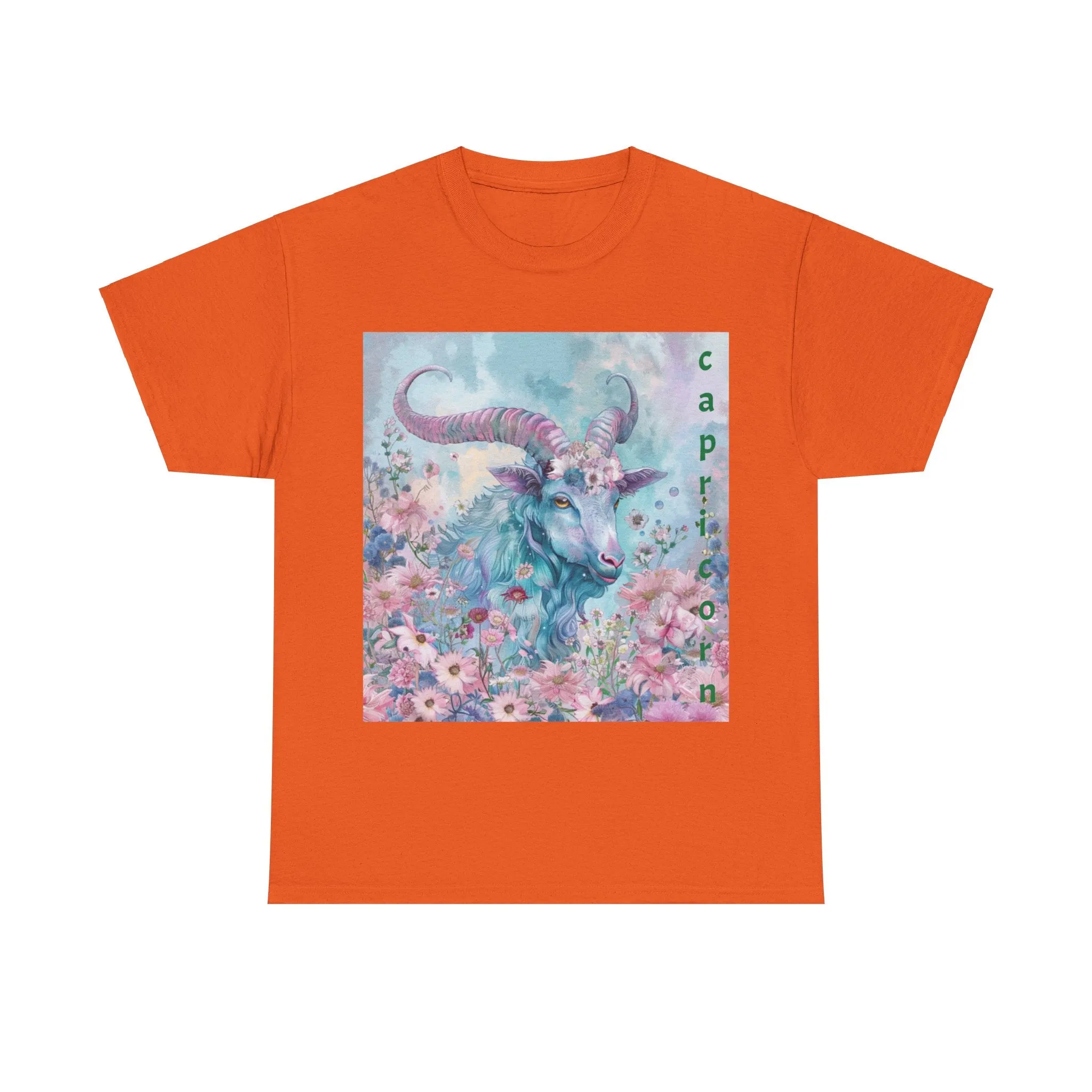 Capricorn Zodiac Unisex Cotton T-Shirt