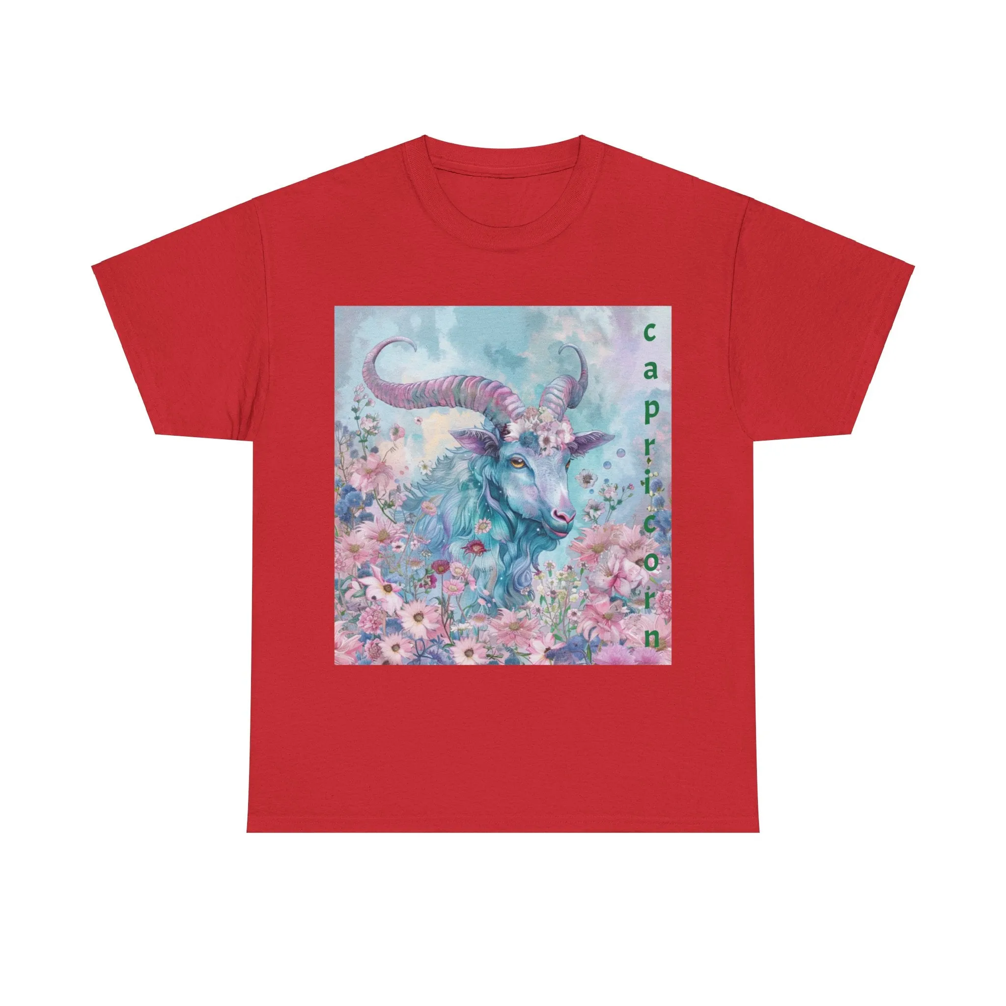 Capricorn Zodiac Unisex Cotton T-Shirt