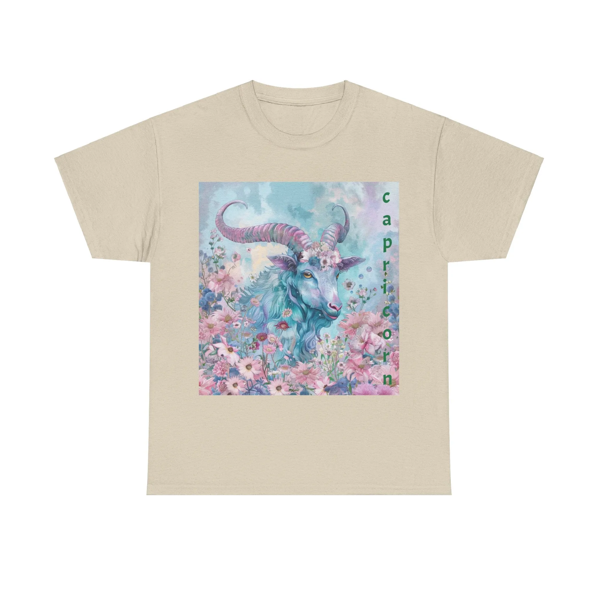 Capricorn Zodiac Unisex Cotton T-Shirt